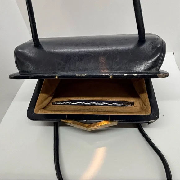 Vintage Mid-Century Top Handle – Navy Blue – OS - Picture 11 of 16